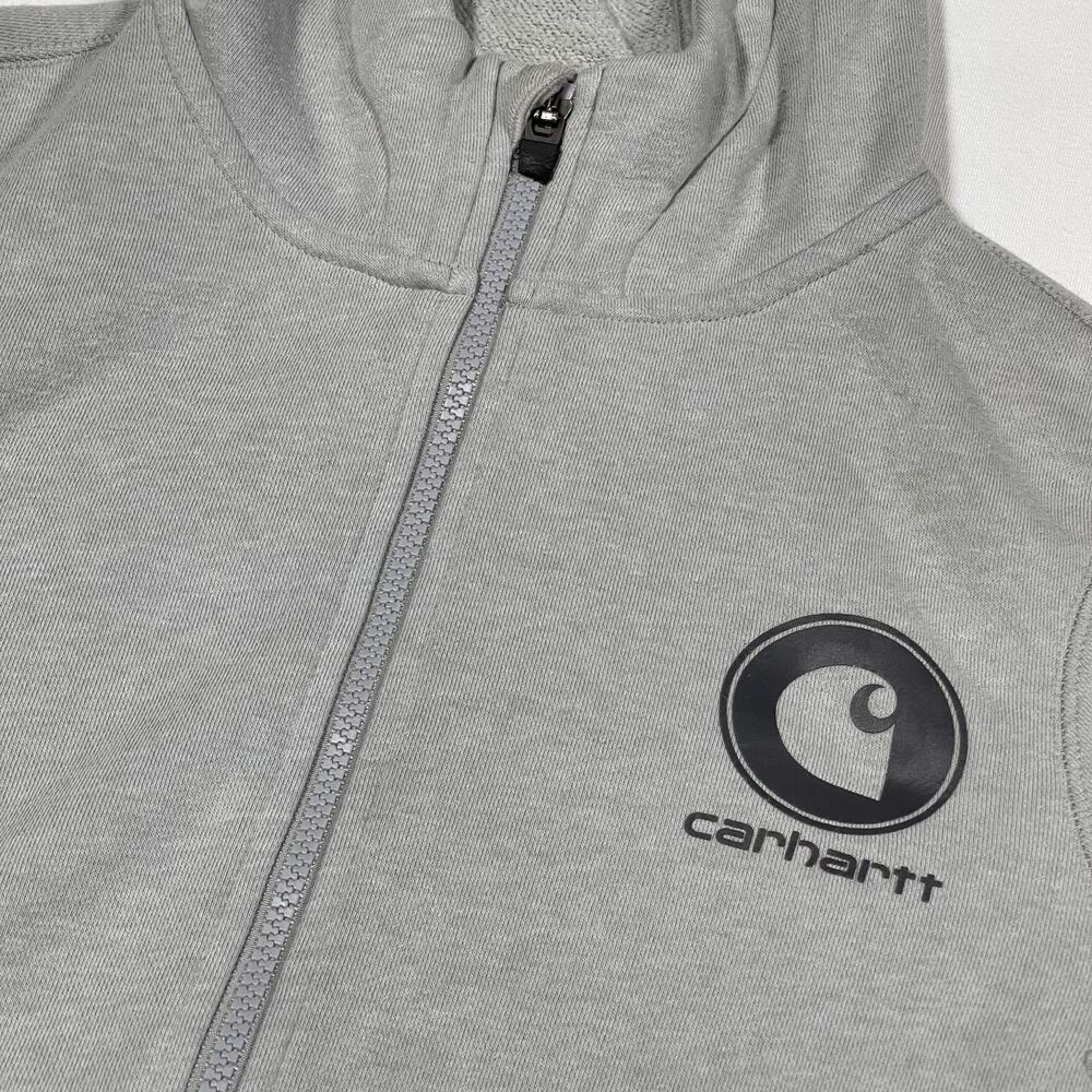 Carhartt Youth S 4-6 Gray Full Zip Hooded Sweatshirt Hoodie
